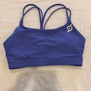 Peloton Double Strap Royal Blue Sports Bra